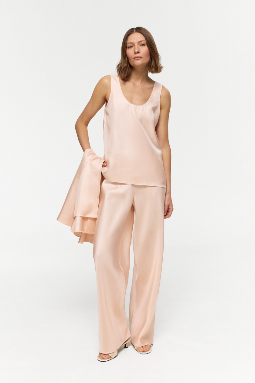 Donna Sakura tank top in Silk Twill