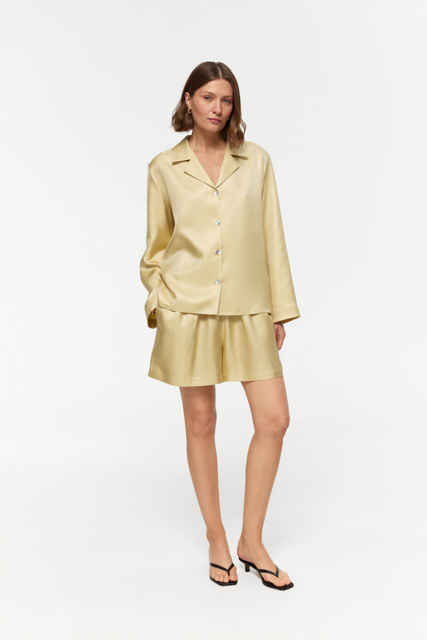 Loran Vanilla shorts in Silk Twill