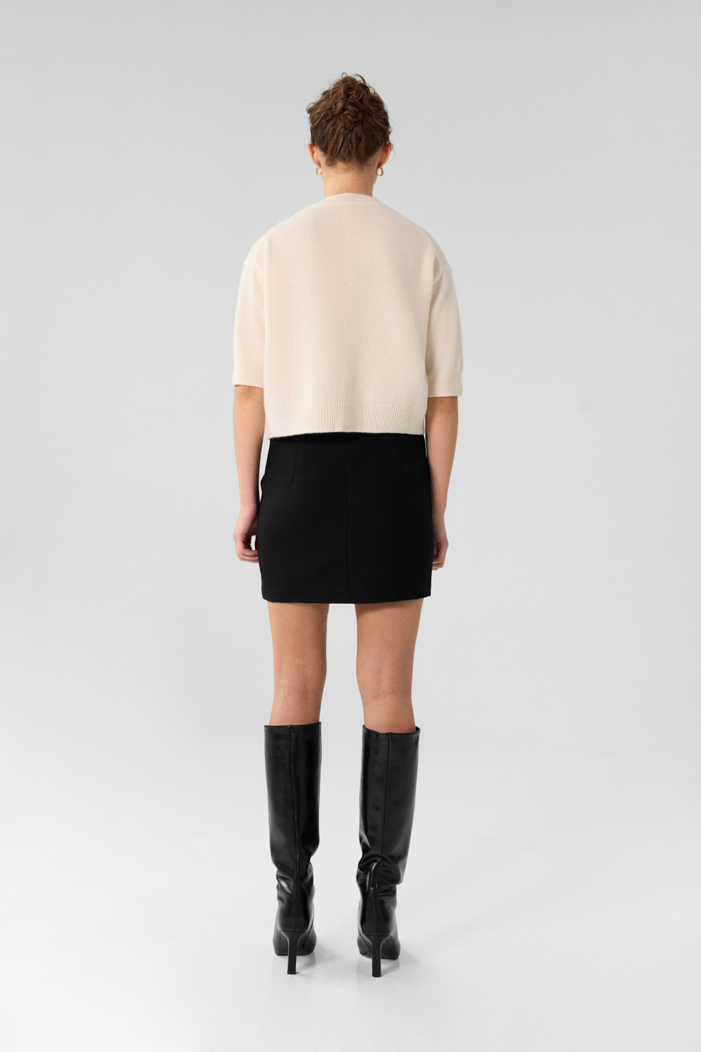 Salma Cloud crew neck sweater in Cashmere